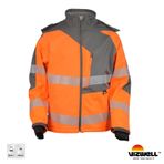 Vizwell VWJK267 Turuncu Reflektörlü Softshell Model Teknik Mont