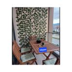 vizyon çiçek yapay çit 60x300 cm ,açılır kapanır Ahşap Dekoratif Bahçe duvar çıtı 2 adet