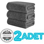 Vizyon Park 2 Adet Kalın Mikrofiber Araç Yıkama Kurulama Temizlik Havlu Bez 40X40 cm Leke Bırakmaz Özellik