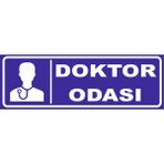 Vizyon Trafik Doktor Odası Levhası 10X30 0.4 mm Galvaniz Saç - Galvaniz Saç 0.4mm - 10X30 cm - 1 Adet