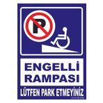 vizyon trafik ENGELLİ RAMPASI 15X21 cm Galvaniz Saç 0,4 mm