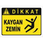 Vizyon Trafik Kaygan Zemin Levhası - Dekota 3 mm - 50 x 70 cm