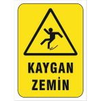 Vizyon Trafik Kaygan Zemin Levhası - Sticker - 50 x 70 cm