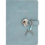 Vj Hush Hush Kilitli Defter 80 Gram 160 Yaprak Çizgili Açık Mavi