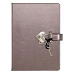 vj hush hush kilitli metalik defter kutulu 80 gram 160 yaprak çizgili platinum - Yok