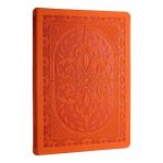 vj not defteri 14x20cm old book turuncu 80 gram 160 yaprak çizgili - Karışık