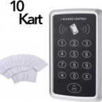 Vk-100 Rfid Şifreli Kapı Kilidi + 10 Adet Proximity Kart