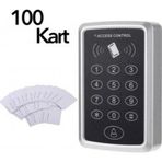 Vk-100 Rfid Şifreli Kapı Kilidi + 100 Adet Proximity Kart