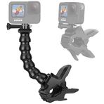 VKESEN Jaws Flex Kelepçe Tutucu Tek Ayaklı Tripod Kelepçe Tutucu Set GoPro Hero 11, 10, 9, 8, 7, 6, 5, Insta360, DJI Osmo Kameralar için