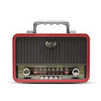 Vlike MD-1907BT FM Kırmızı Bluetooth Hoparlör