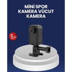 Vlog, Seyahat ve Günlük Video Çekimleri Için Mini Kamera Midastech - Renkli