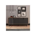 VM VERTEX MOBİLYA Latina Modern Konsol 180 Cm Safir Meşe - Antrasit Safir Meşe - Antrasit 45 x 180