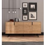 Vm Vertex Mobilya Latina Modern Konsol 180 Cm Safir Meşe