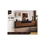 VM VERTEX MOBİLYA Legno Premium 180cm Konsol Ceviz-Antrasit