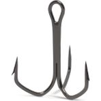 VMC 8570 Black Nikel-No:8 - 10'lu Barbarian Outbarb Üçlü Olta İğnesi