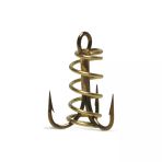 Vmc Alabalık Hamur Üçlü Olta İğnesi 9617Db Bronz No:12 - 5Lı