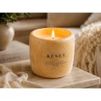 VMGA Beton Soya Mum Portakal & Narenciye Kokulu El Yapımı Dekoratif Cozy Candle, Premium Beton Kap Mum, Minimalist Ev Dekorasyonu Hediye, 100gr İmza Koleksiyonu
