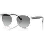 Vo 5536SI W74511 52 Unisex Oval Şeffaf Kemik Güneş Gözlüğü