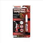 Vodabond Kokusuz Süper Yapıştırıcı 10 gr Güçlü Hızlı Damla Kontrolü Hassas Uygulayıcı