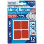 Vodaseal 12'li Şeffaf Çift Taraflı Montaj Bandı