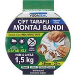 Vodaseal 19 mm 25 mt Çift Taraflı Köpük Montoj Bandı