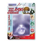 VODASEAL İZ BIRAKMADAN SÖKÜLEBİLİR SİHİRLİ ASKI - KARE GRİ