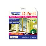 Vodaseal Kapı Pencere Bandı D Profil 6,25 mt Beyaz