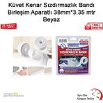 Vodaseal Küvet Kenar Sızdırmazlık Bandı Birleşim Aparatlı 38MM*3.35 Mtr - 50 gr
