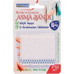 Vodaseal Resim Çerçeve Cırt Bant 4'lü PAKET-FSP02-4 | Güçlü Yapışkan - Beyaz