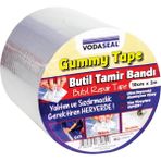 Vodaseal Sakız Bant Butil Yalıtım ve Sızdırmazlık Tamir Bandı 10 cm x 2 Mt. - Alüminyum Gri - 1 Adet