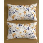 Voddi 2 Adet Fermuarlı 50X70 cm Yastık Kılıfı %80 Pamuk - Beyaz - 50 X 70
