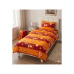 VODDİ Tek Kişilik Çocuk Desen Nevresim Takımı 160x220 Cm | 100x200 Cm Lastikli Çarşaf