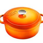 Voeux Amusant Collection 24 cm Turuncu Derin Döküm Tencere