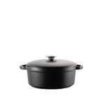 Voeux Kitchenware Elegance Siyah Derin 20 cm Döküm Tencere