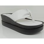 Voga 258300 Dolgu Topuk Comfort Casual Parmak Arası Terlik - 38 - Beyaz