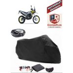 Voge 300 Rally Branda Siyah Arka Çanta Uyumlu(Topcase) Motosiket Brandası Motor Örtüsü Çadır Su Geçirmez Motosiklet Kılıfı Motor Brandası,lastikli,taşıma Torbalı