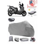 Voge Sr3 Branda Gri Arka Çanta Uyumlu(Topcase) Motosiket Brandası Motor Örtüsü Çadır Su Geçirmez Motosiklet Kılıfı Motor Brandası,lastikli,taşıma Torbalı
