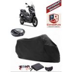 Voge Sr4 Branda Siyah Arka Çanta Uyumlu(Topcase) Motosiket Brandası Motor Örtüsü Çadır Su Geçirmez Motosiklet Kılıfı Motor Brandası,lastikli,taşıma Torbalı