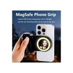 Voground Bluetooth Manyetik Telefon Yapış Kavrama Halka Dolgu Işığı ile MagSafe Selfie klips