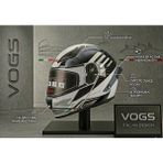 Vogs WS-210 Güneş Vizörlü Çene Açılır Kask (Şeffaf Vizörlü) Kask - XL