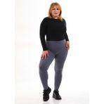 Vogsing Kadın Tayt, Füme Renk, 3XL-4XL-5XL, Geniş Fitilli Şardonlu, Yüksek Bel, Esnek Kumaş, Rahat Kalıp (4XL)