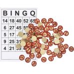 Vogue 40 Adet Klasik Rus Bingo Oyunu Kağıt Kartları Çocuklar Için 75 Numaraları Cips (Yurt Dışından) - Renkli