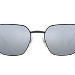 Vogue Eyewear Erkek Vo4257s Kare Güneş Gözlüğü, Siyah/Yeşil Aynalı Gümüş, 52 mm