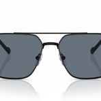 Vogue Eyewear Erkek Vo4289s Aviator Güneş Gözlüğü, Mat Siyah/Mavi Polarize, 59 mm