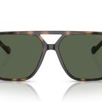 Vogue Eyewear Erkek Vo5531s Aviator Güneş Gözlüğü, Toplam Koyu Havana/Koyu Yeşil Polarize, 60 mm