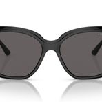 Vogue Eyewear Kadın Vo5521s Kedi Gözü Güneş Gözlüğü, Siyah/Siyah Duman, 57 mm