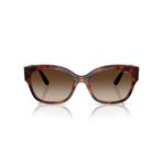Vogue Eyewear Kadın Vo5638su Evrensel Fit Kelebek Güneş Gözlüğü, Koyu Havana/Kahverengi Gradyan, 55 mm