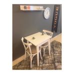 VOGUE TASARIM VE AKSESUAR 60x70 Mutfak Masası | 2 Kişilik Küçük Masa | Kahve Köşesi & Balkon Uyumlu