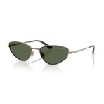Vogue VO 4339S 51389A 56 Kadın Polarize Cat Eye Kahverengi Metal Güneş Gözlüğü