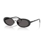 Vogue VO 4348SB 35287 54 Kadın Oval Siyah Metal Güneş Gözlüğü